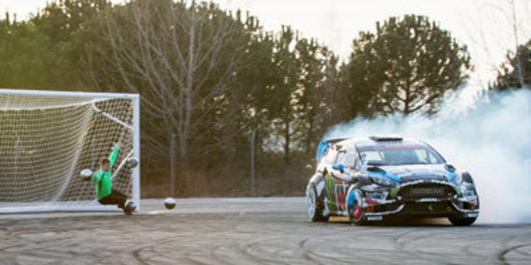 Ken Block y Neymar Jr. unidos en una 'footkhana'