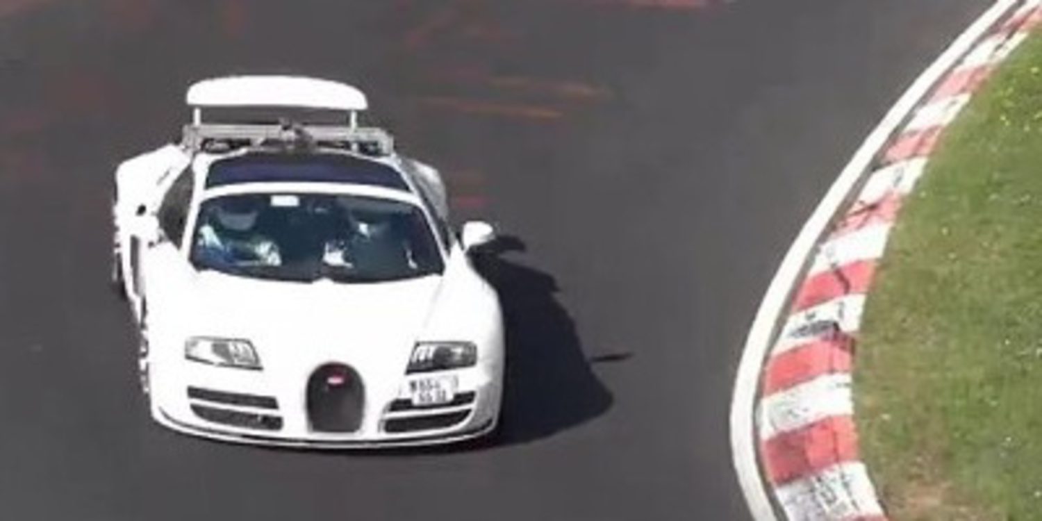 Cazada supuesta mula del nuevo Bugatti Veyron