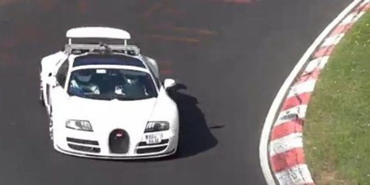 Cazada supuesta mula del nuevo Bugatti Veyron