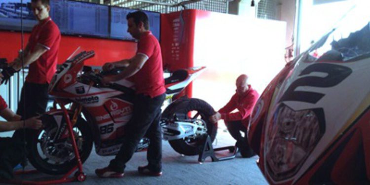 Bimota vivió su estrenó en el WSBK en MotorLand