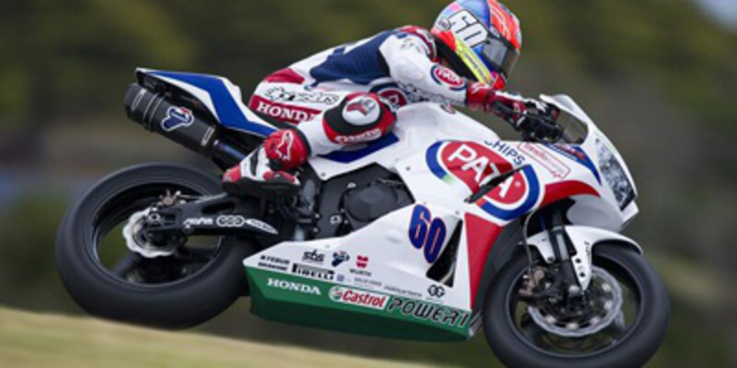 Michael Van der Mark con Pata Honda en el WSBK 2015