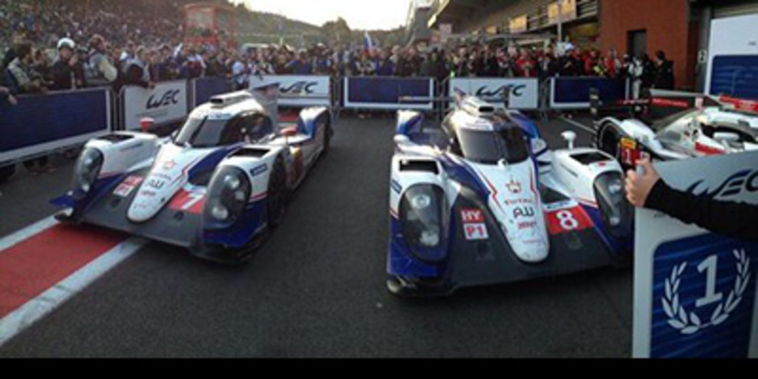 Toyota gana en Spa la segunda carrera del WEC 2014