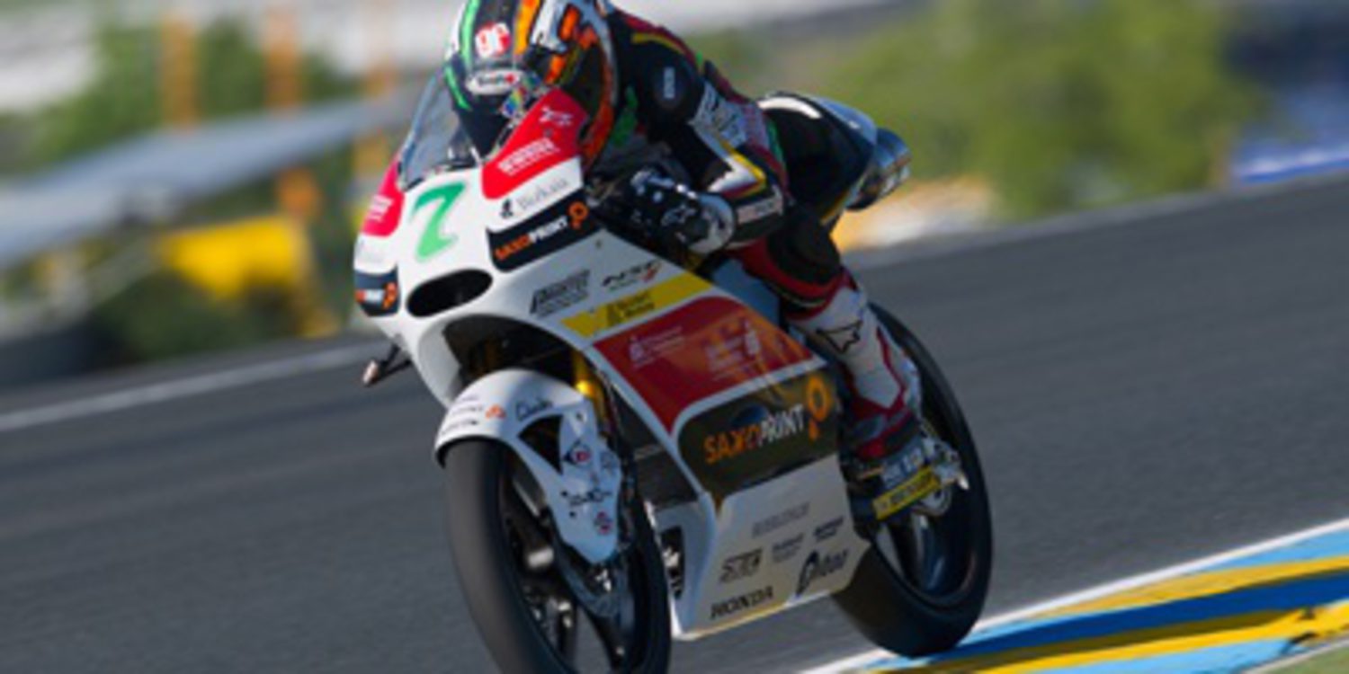 Efrén Vázquez se anota el FP3 de Moto3 en Le Mans