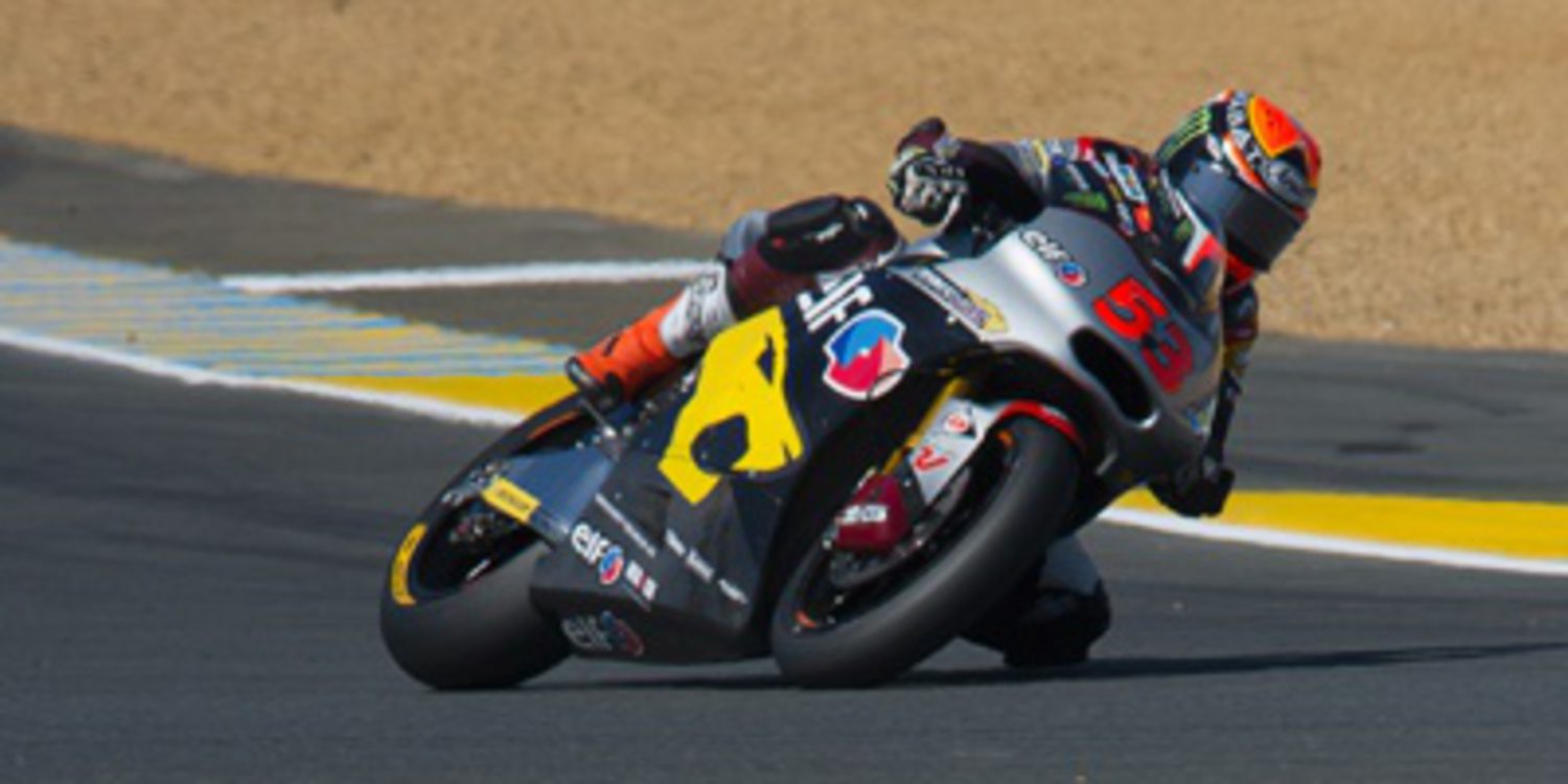 Tito Rabat huele pole desde el FP3 de Moto2 en Le Mans