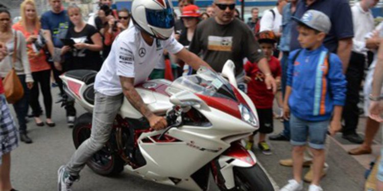 La MV Agusta F4 RR de Lewis Hamilton es única
