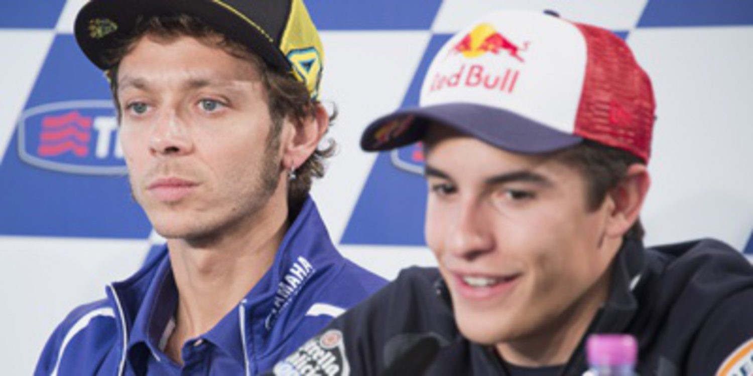 Márquez y Rossi se retan desde los FP1 de MotoGP en Mugello