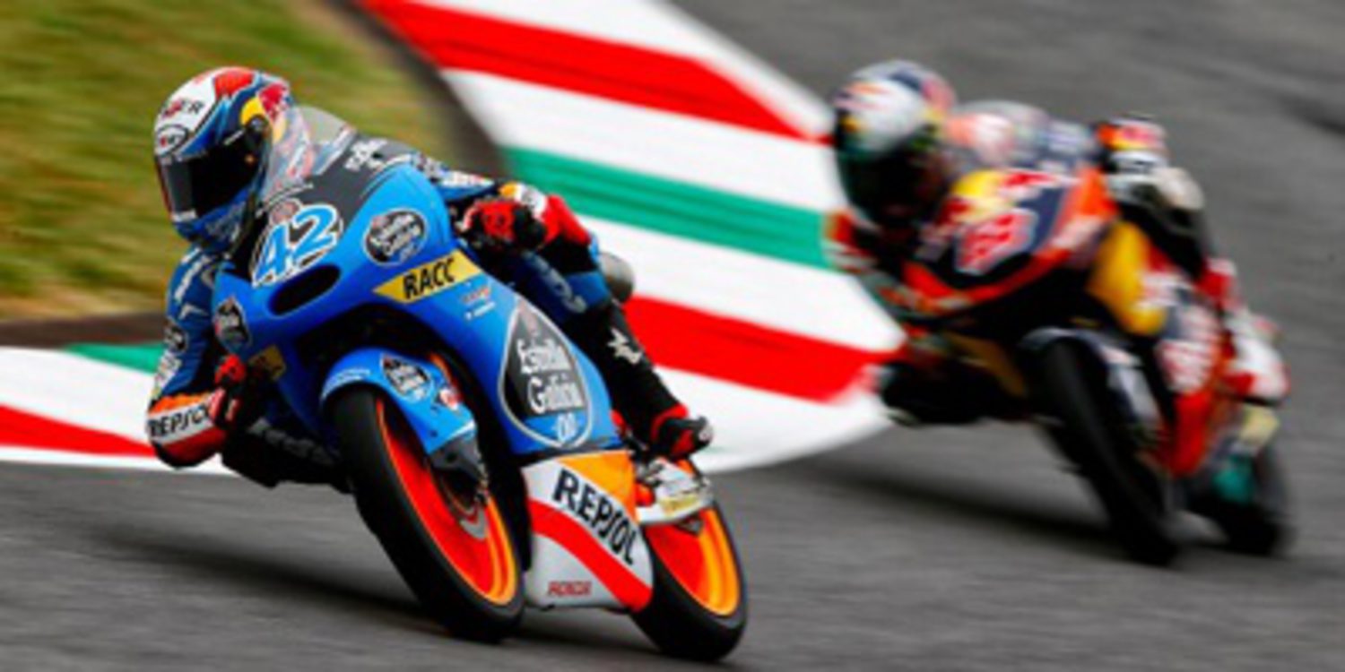 Una caída no impide la pole de Moto3 de Alex Rins en Mugello