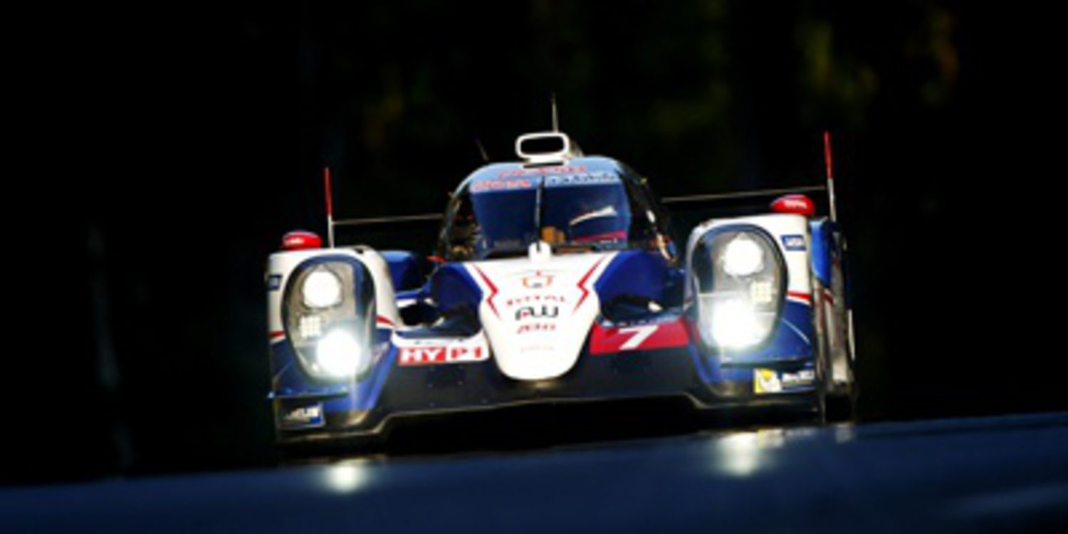Pole en las 24h de Le Mans del Toyota #7 de Wurz, Sarrazin y Nakajima