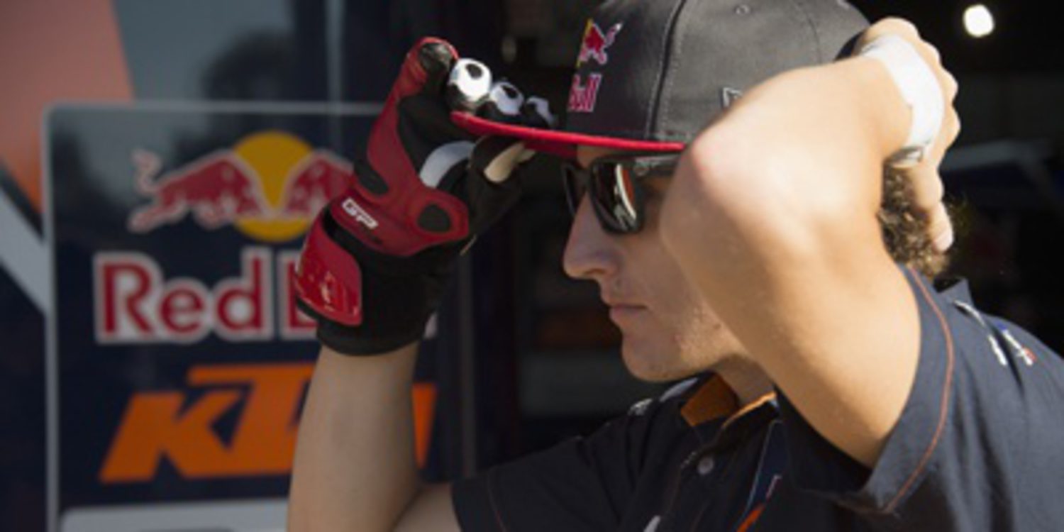 Jack Miller vuela bajo desde el FP1 de Moto3 en Assen