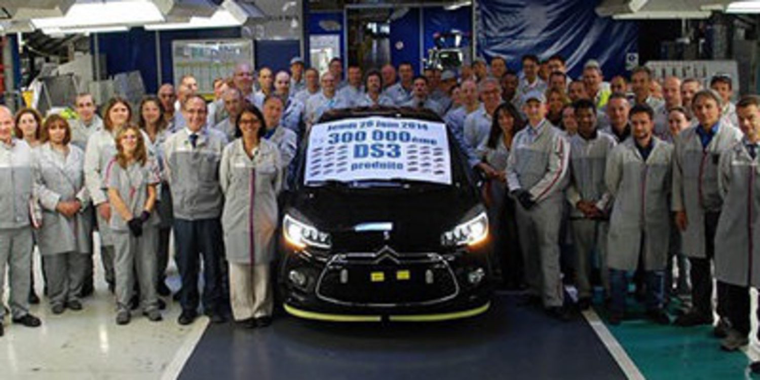 El Citroën DS3 llega a la unidad 300.000