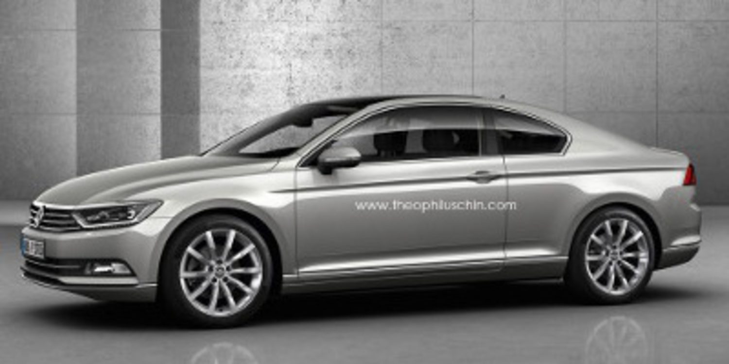 Conoce en render un hipotético Passat coupé