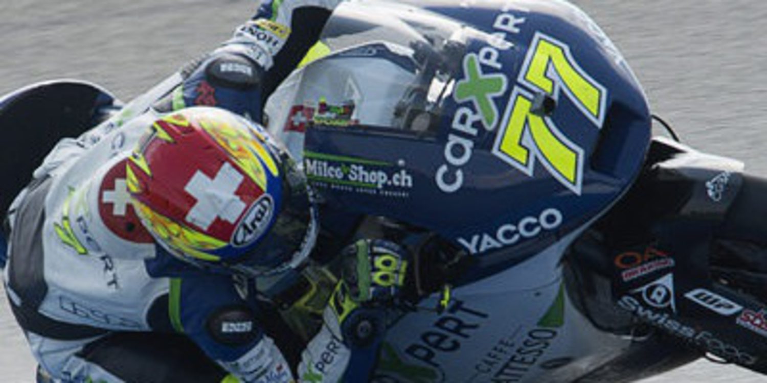 Dominique Aegerter declara su fueza en Moto2 en Indy