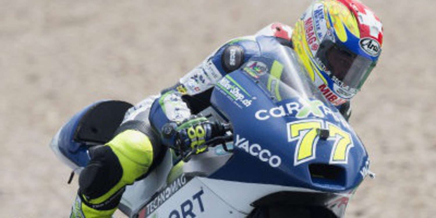 Dominique Aegerter repite en el FP3 de Moto2 en Indy