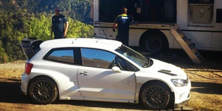 Volkswagen prueba el Polo R WRC en Tarragona