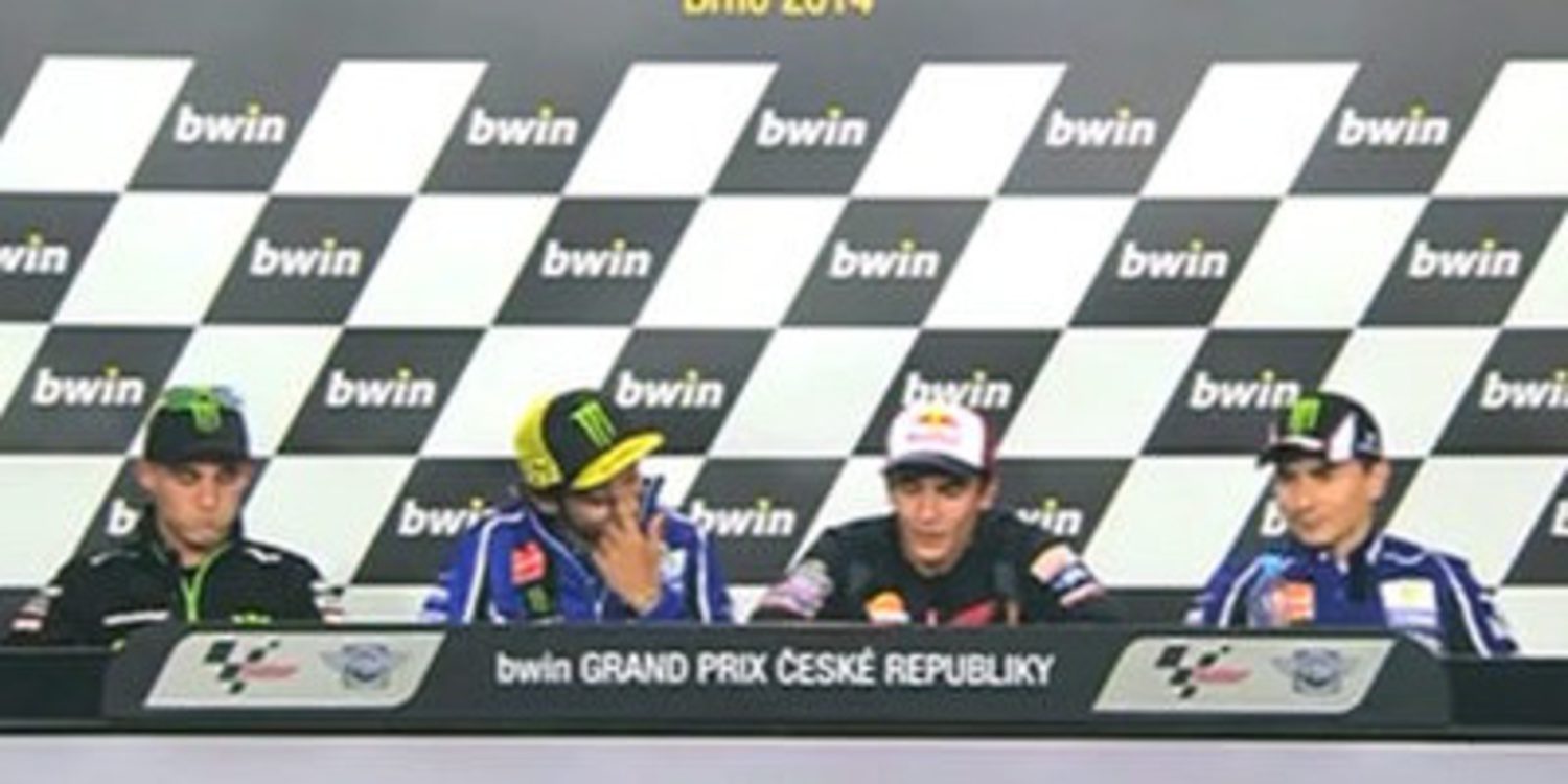 Rueda de prensa del GP de la República Checa de MotoGP 2014