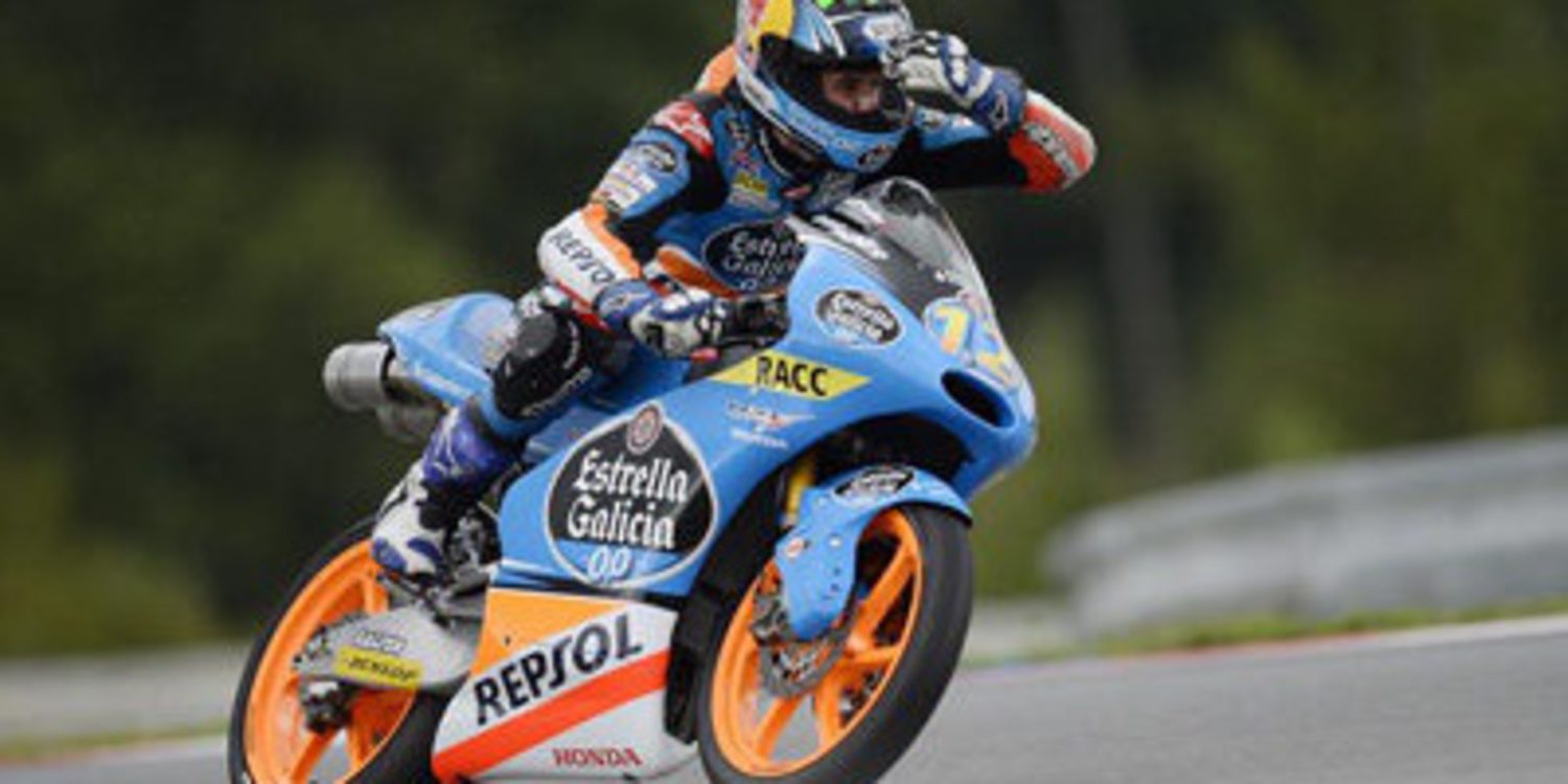Alex Márquez con ritmo en el warm up de Moto3 en Brno