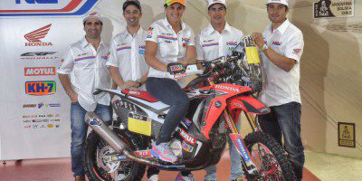 Presentación del Team HRC para el Dakar 2015