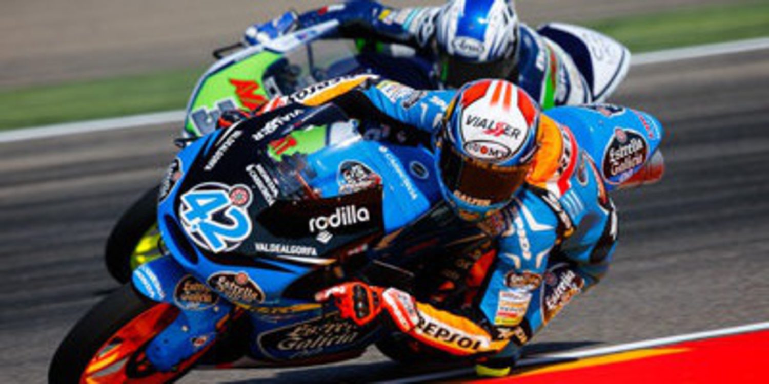 Alex Rins sigue su racha con la pole de Moto3 en Alcañiz