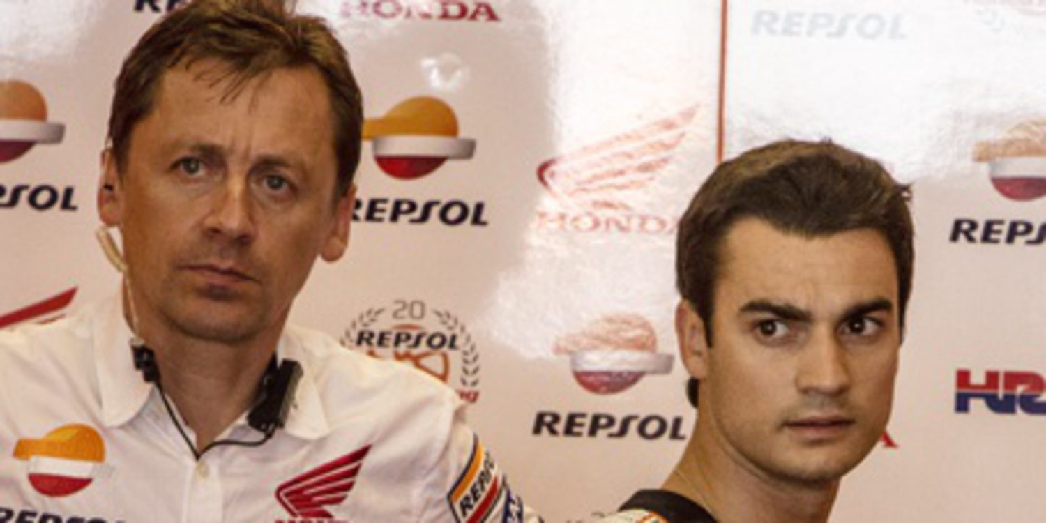 Dani Pedrosa compuesto... y sin Mike Leitner