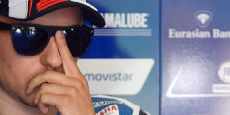 Diluvio y Jorge Lorenzo en el FP2 de MotoGP en Sepang