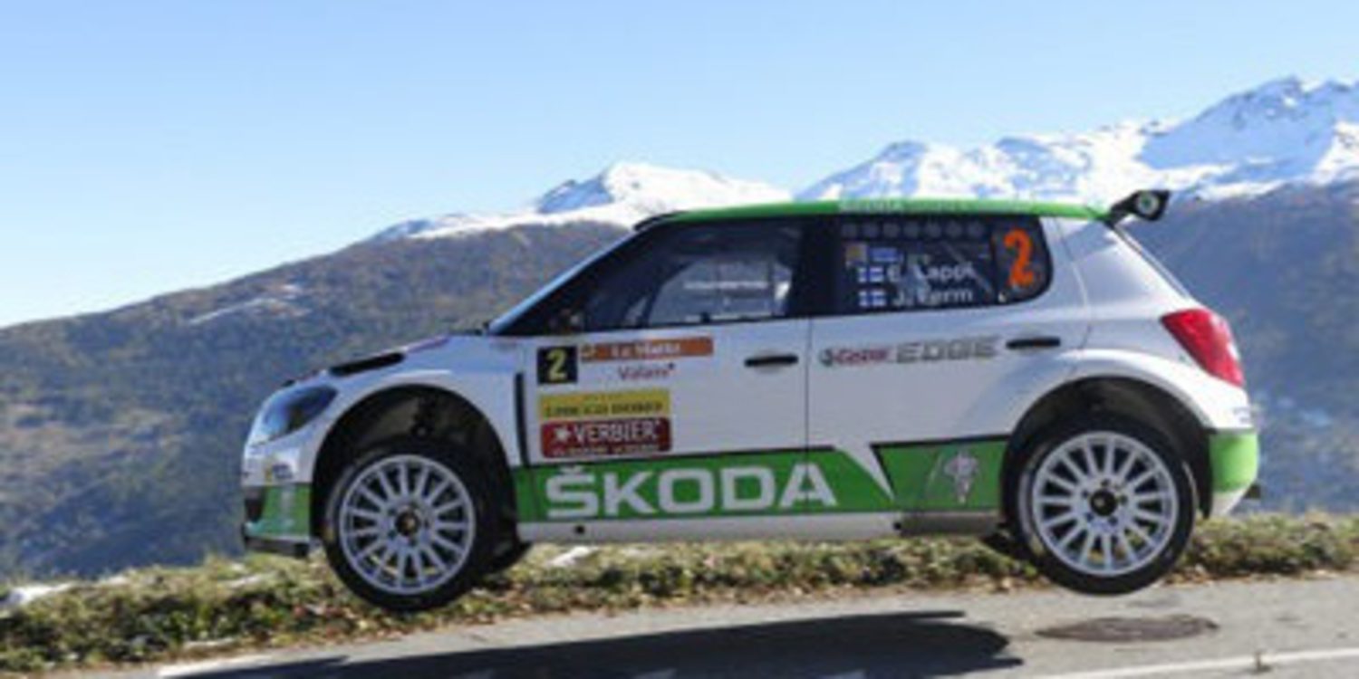 Skoda sigue la racha en el ERC con Esapekka Lappi