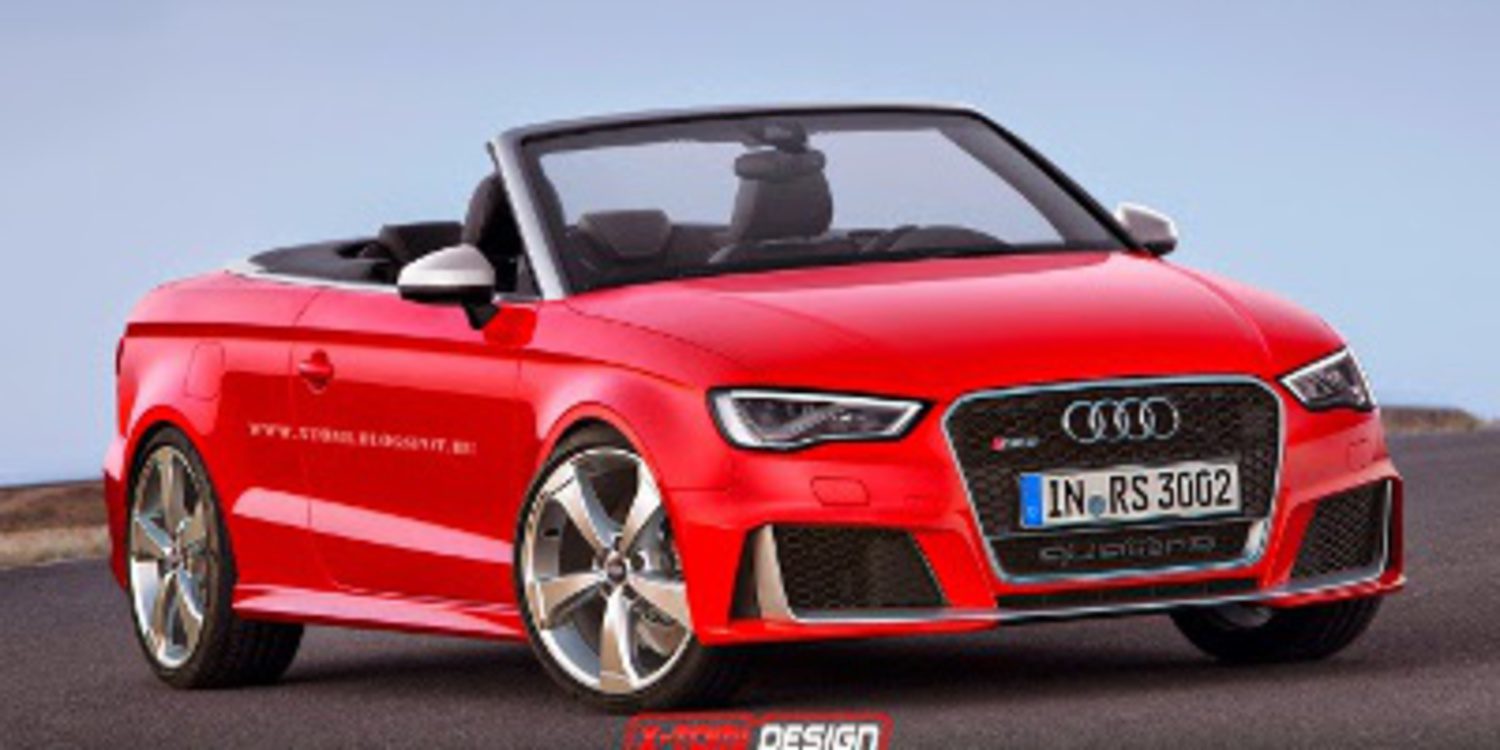 Versiones de carrocería del Audi RS3 en render