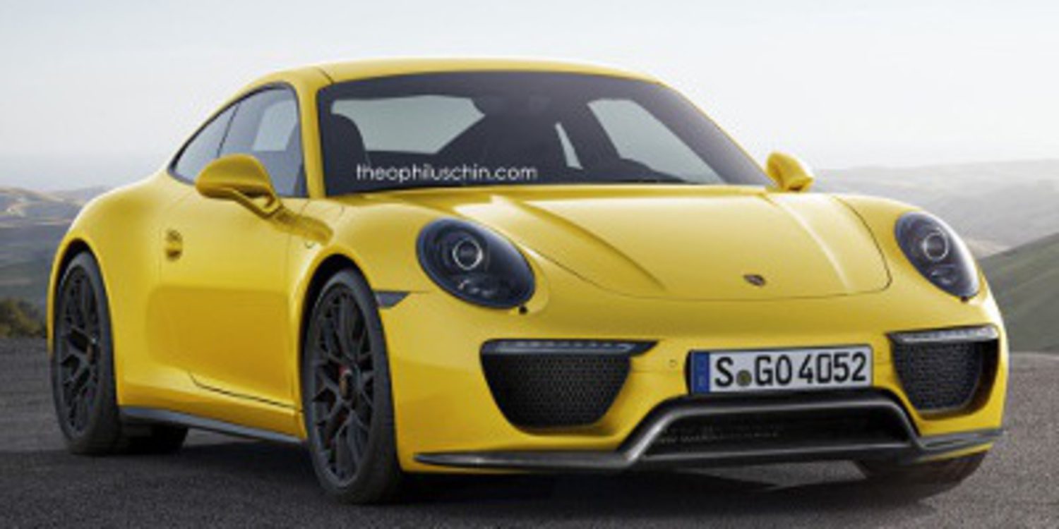 Adelanto en render del nuevo Porsche 911