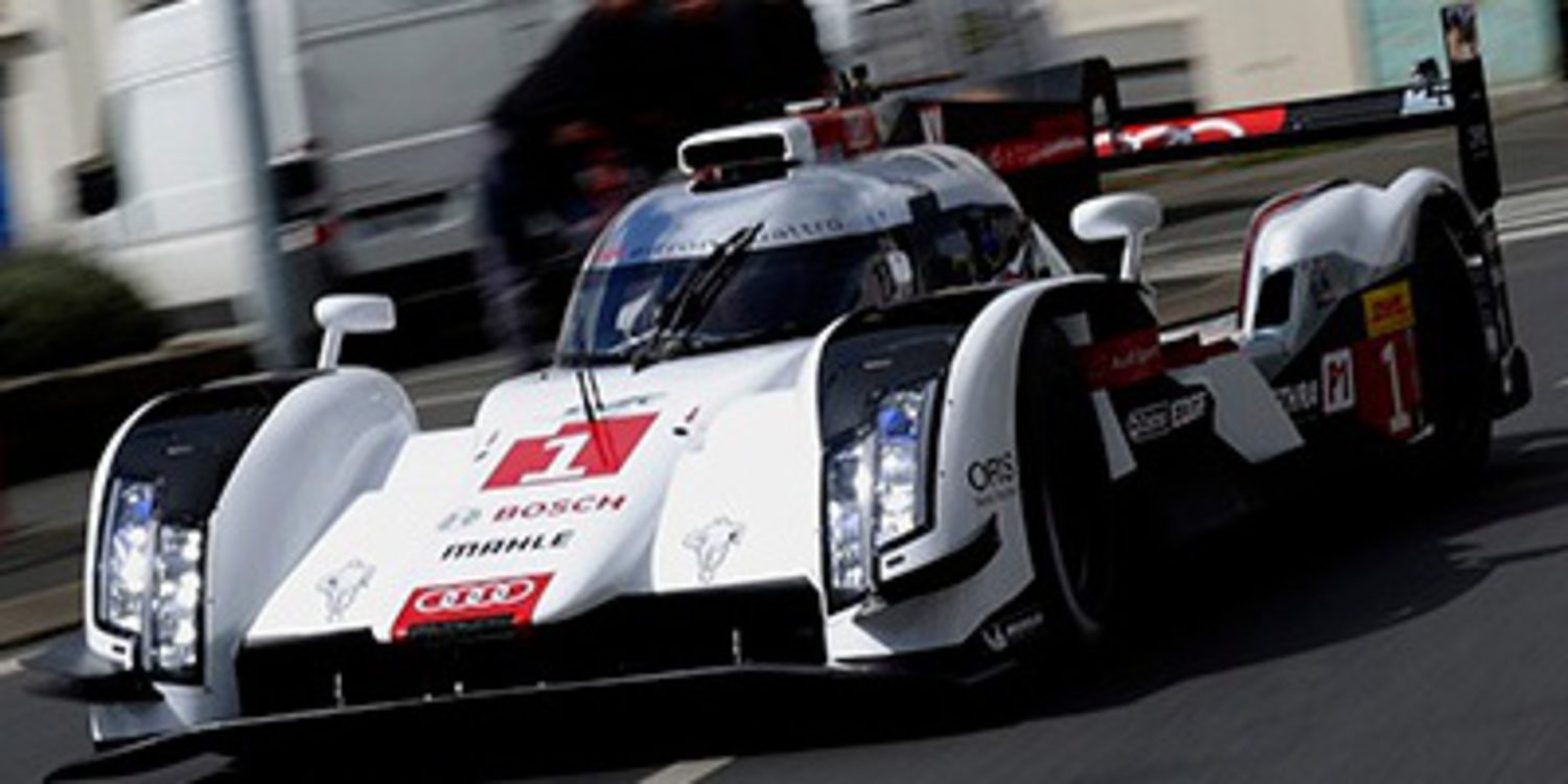 Al volante del Audi R18 e-tron quattro en Misano