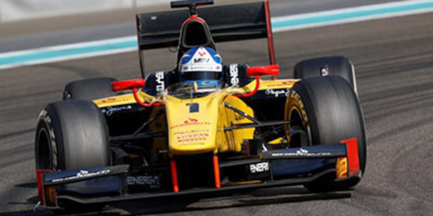 Alex Lynn y Pierre Gasly pilotos de DAMS en la GP2