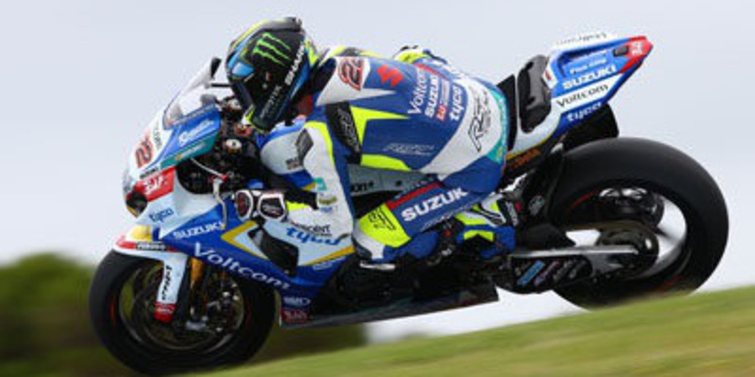 Alex Lowes manda en el FP1 del WSBK en Australia