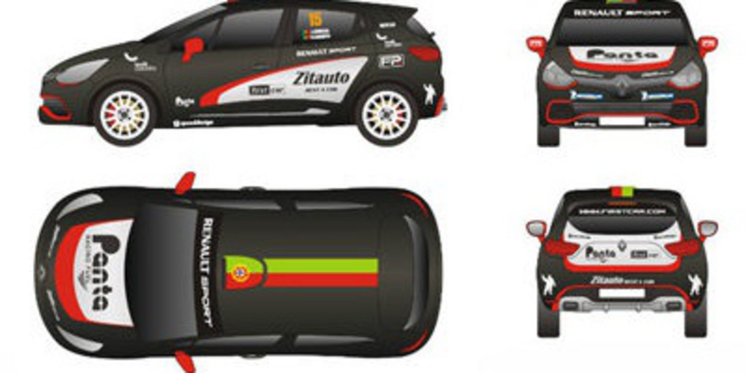 Joao Correia presenta los colores del Renault Clio R3T