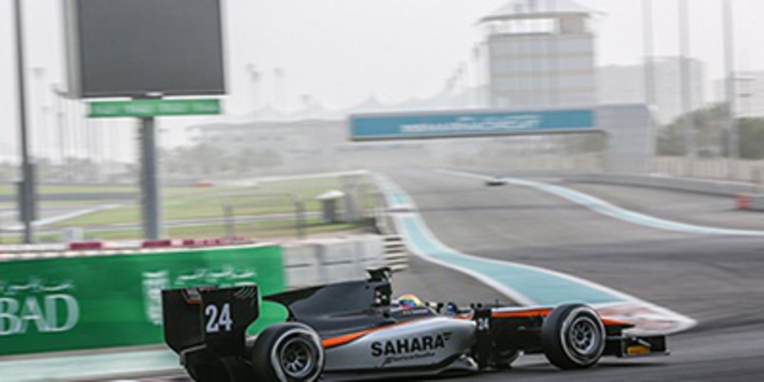 Buen trabajo de Sergio Canamasas en el test de GP2
