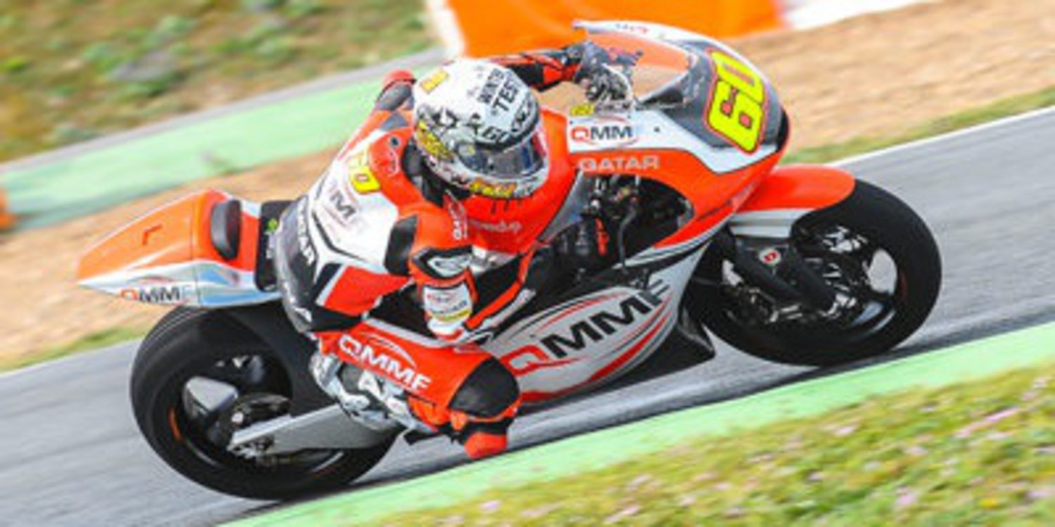 Simón y Antonelli mandan en el test de Jerez a pesar de la lluvia