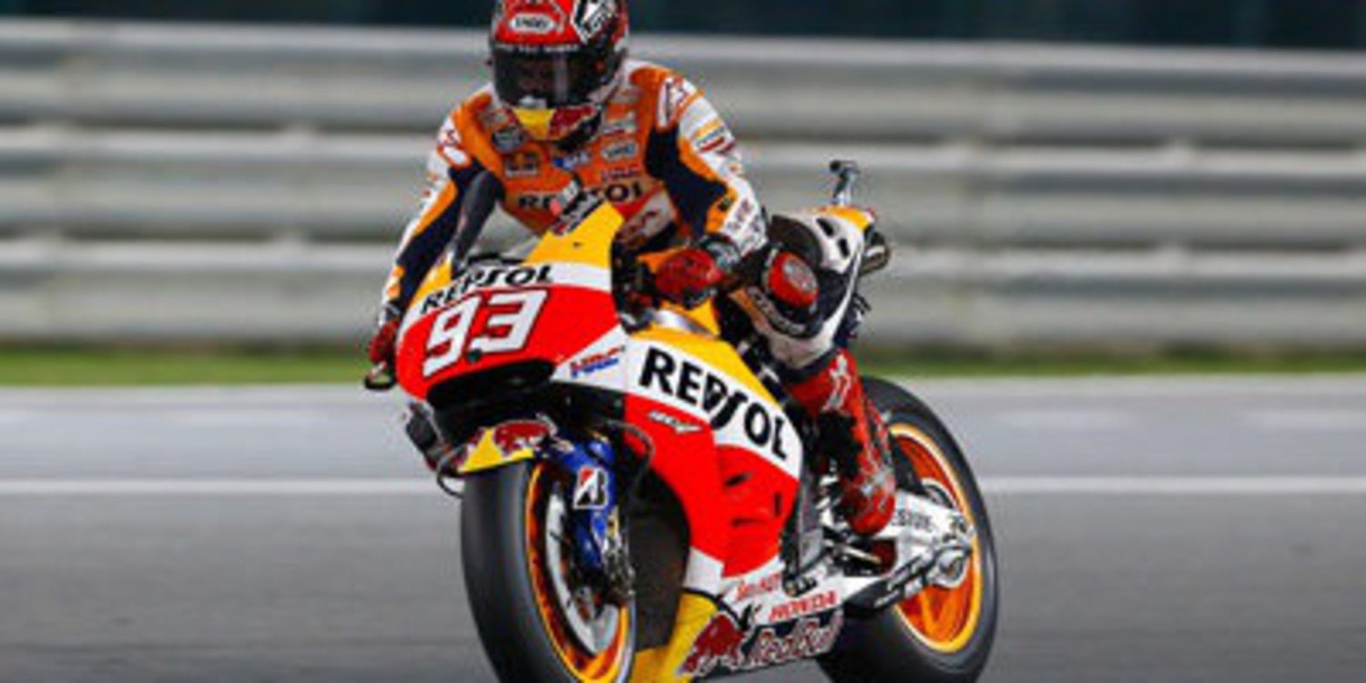 Marc Márquez repite en el segundo libre de MotoGP en Catar
