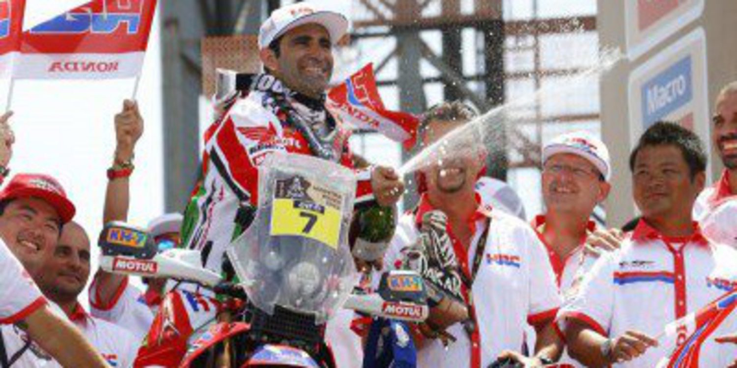 Paulo Gonçalves: "La filosofía de Honda es ganar carreras"