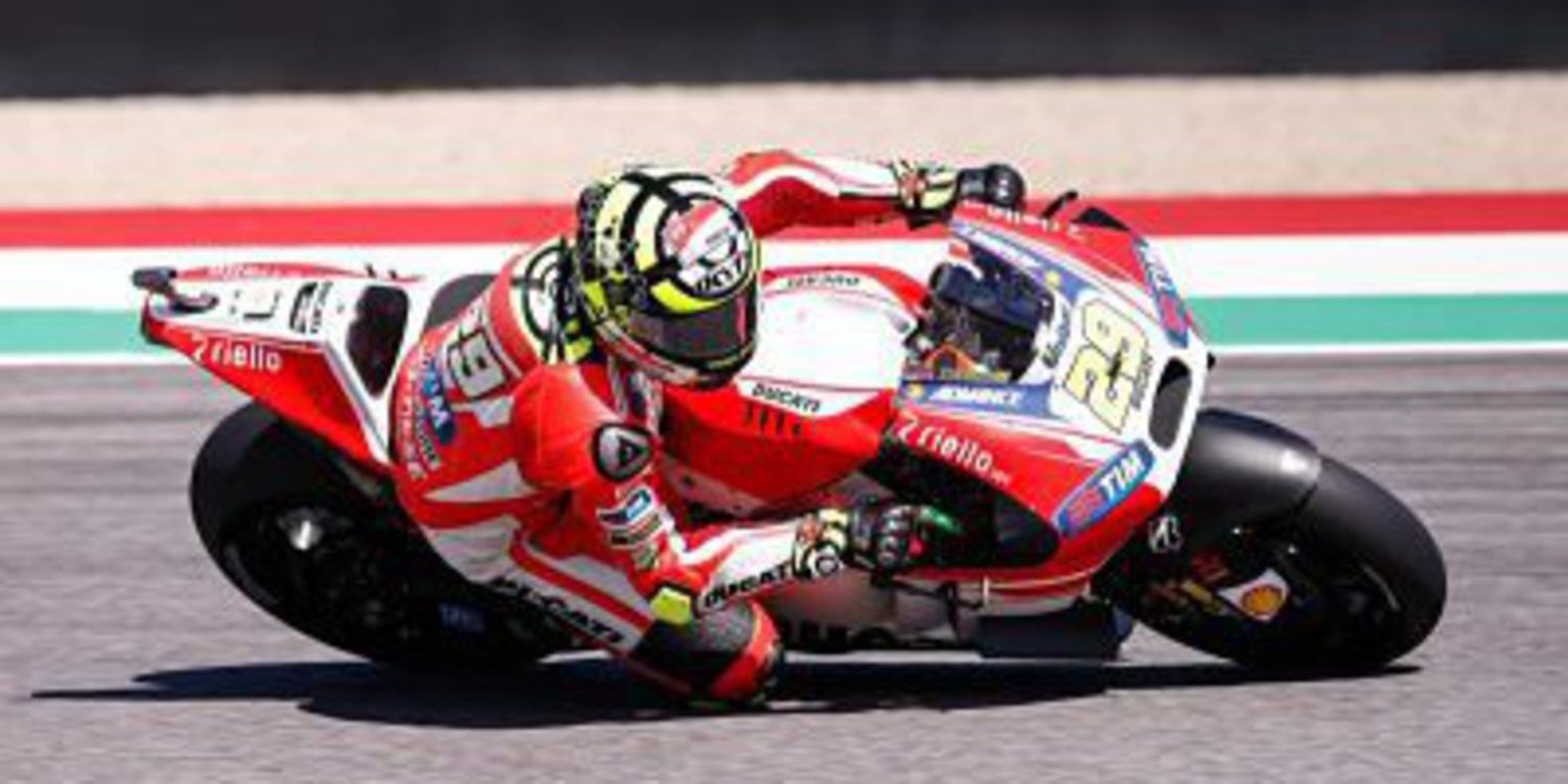 Andrea Iannone: "no es dolor, es falta de fuerza"