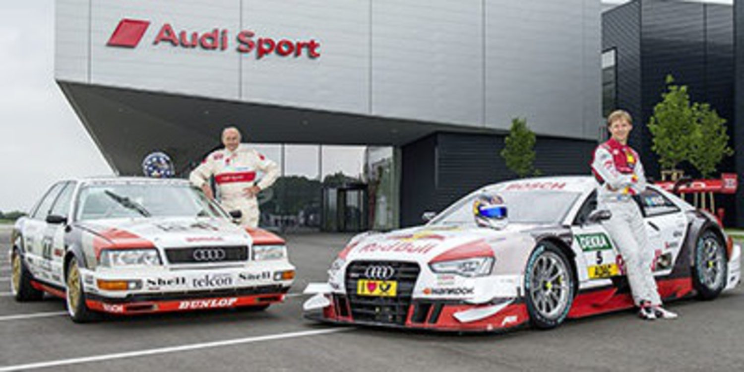 Audi presenta una decoración histórica al estilo 1990 para Norisring