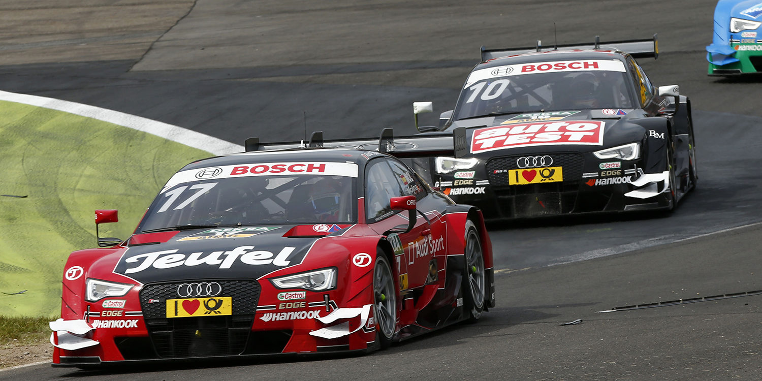 Trabajo duro para Audi en Norisring