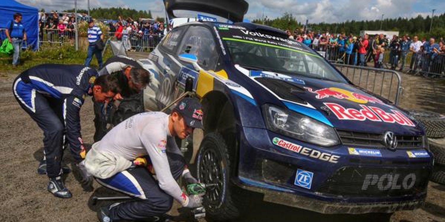 Ogier bate el récord en el TC4 durante el Rally de Finlandia