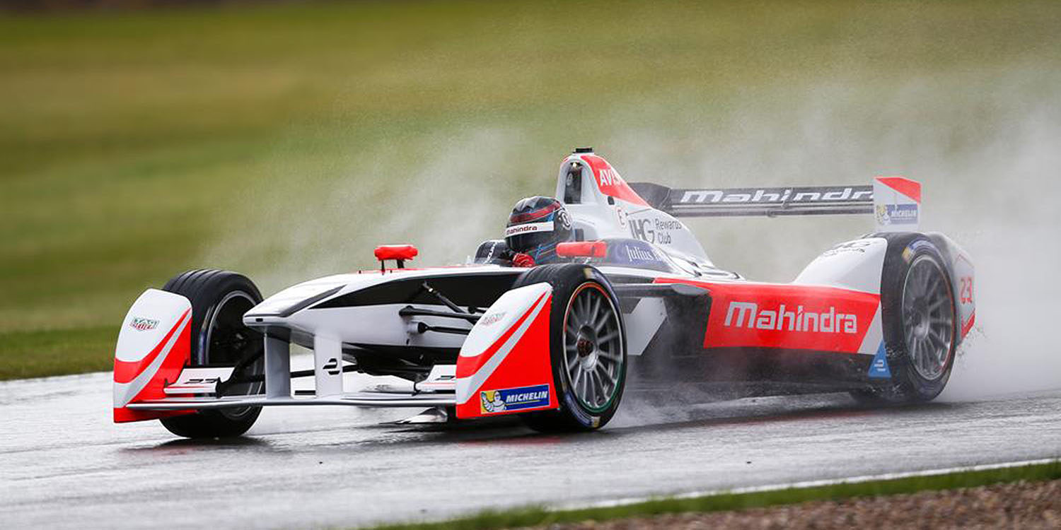 Nick Heidfeld con Mahindra en la temporada 2015-2016