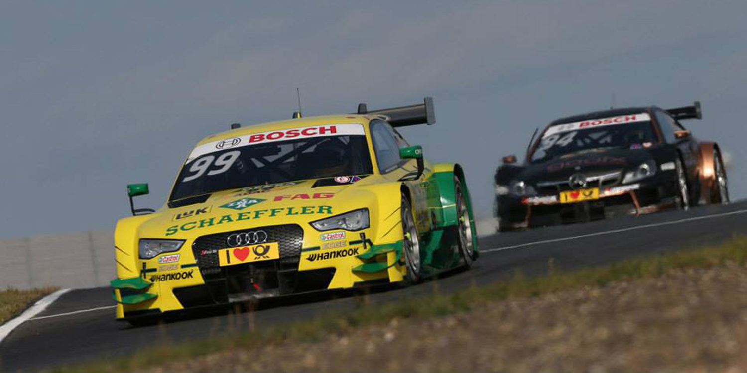 Rockenfeller consigue la victoria. Ekström el liderato