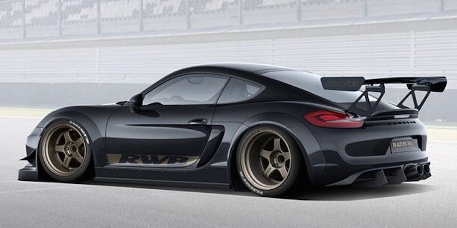 RWB Porsche Cayman GT4. Una obra maestra del tunning