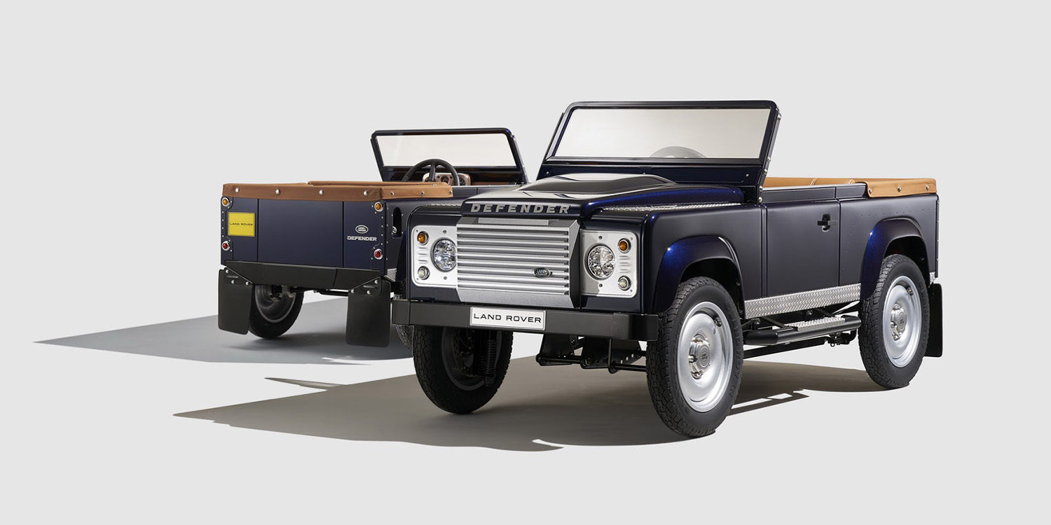 Land Rover presenta el Defender Pedal Car
