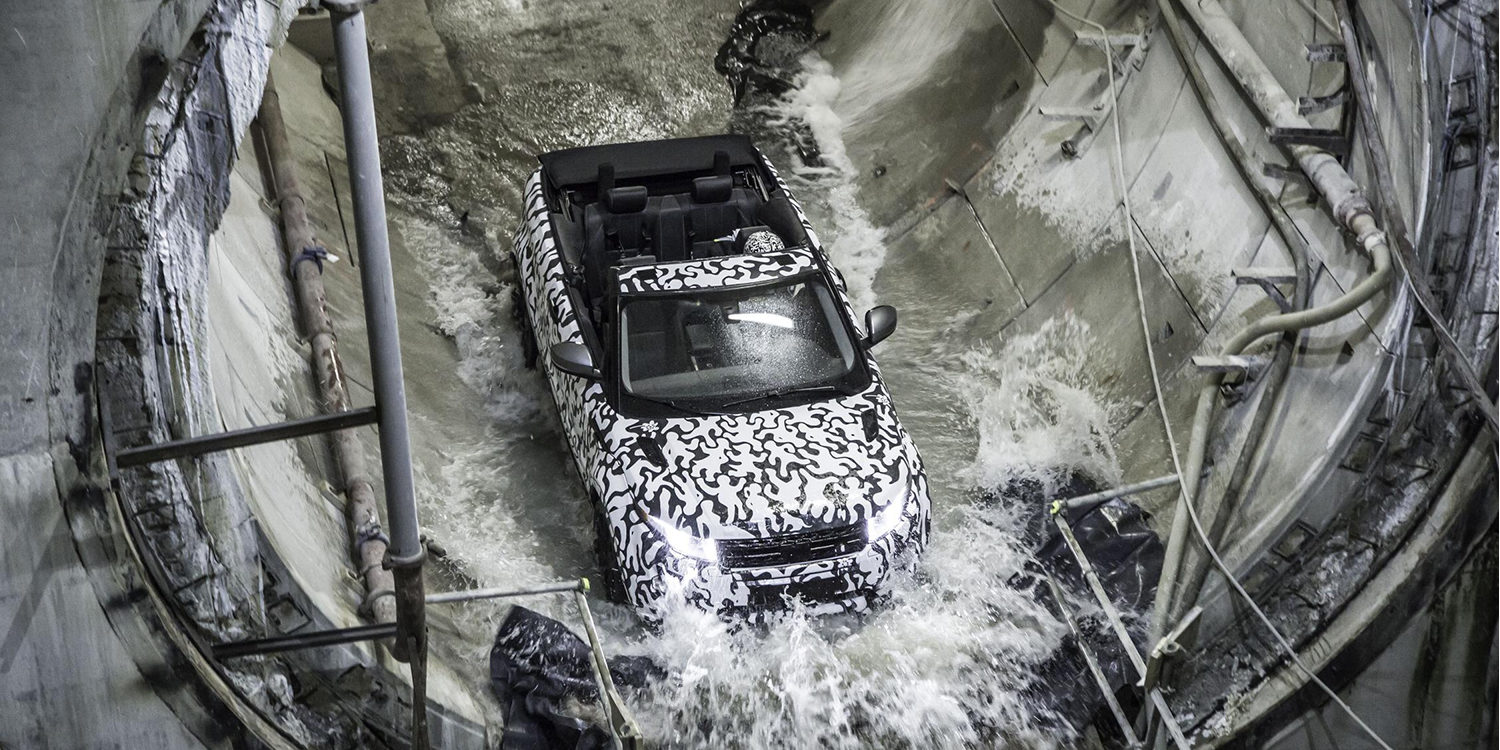 El nuevo Range Rover Evoque Convertible, a un mes de presentarse