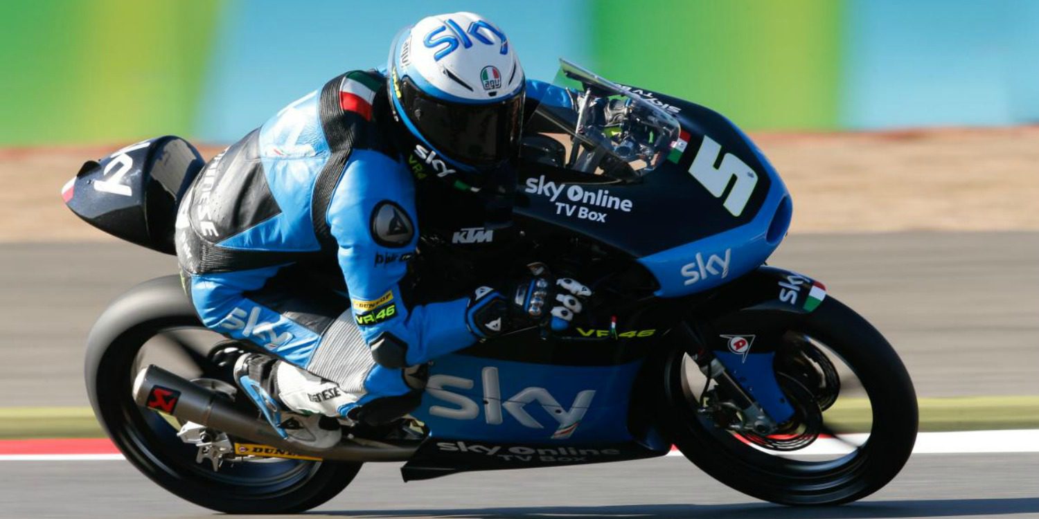 Romano Fenati consigue su primera pole position