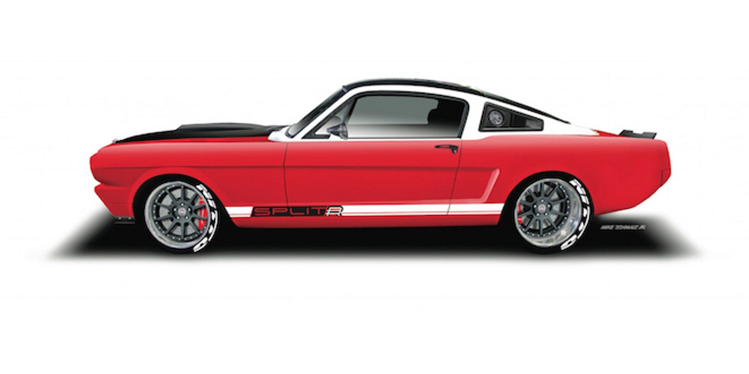 RingBrothers presenta su Ford Mustang Fastback 1965 SPLITR en el SEMA 2015