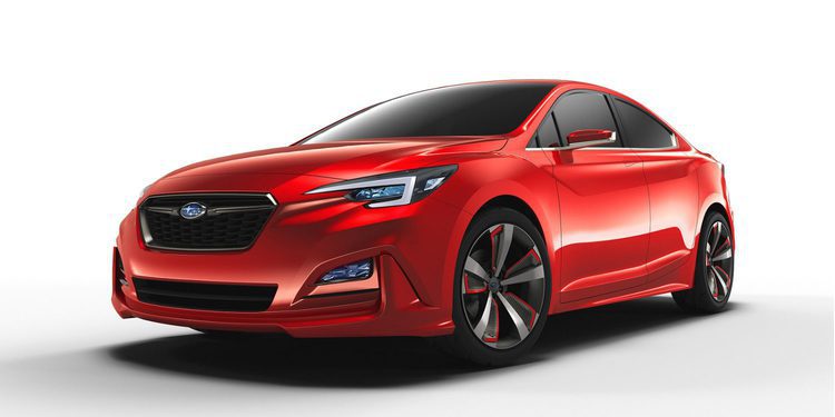 Prototipo del Subaru Impreza sedán presentado en Los Ángeles
