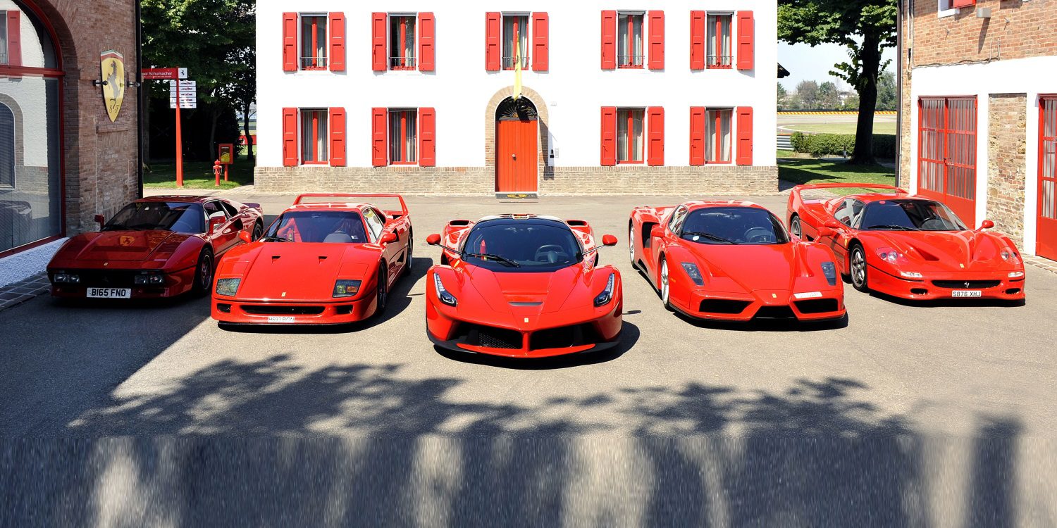 El Top 5 de los superdeportivos Ferrari de edición limitada en circuito