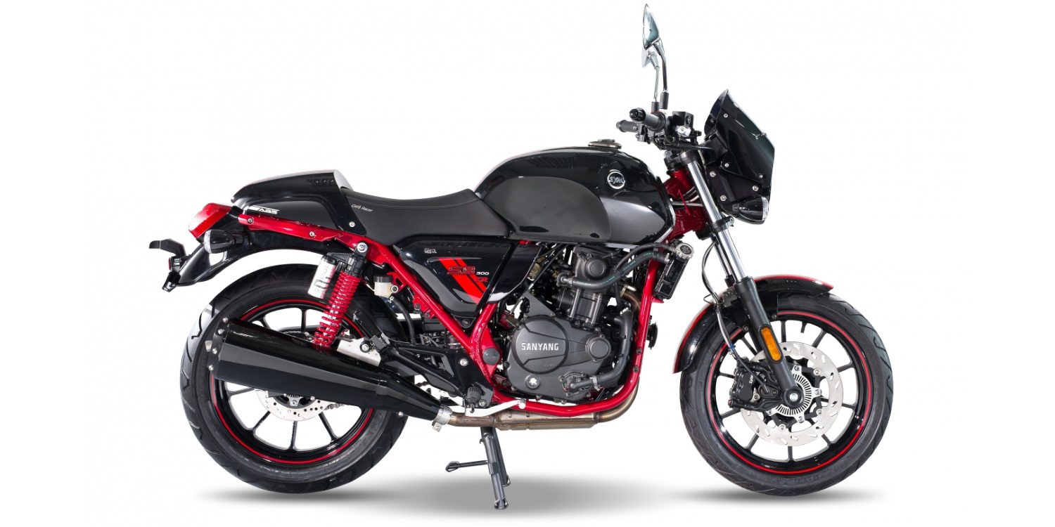 SYM presenta la nueva y atractiva SB 300 Cafe Racer
