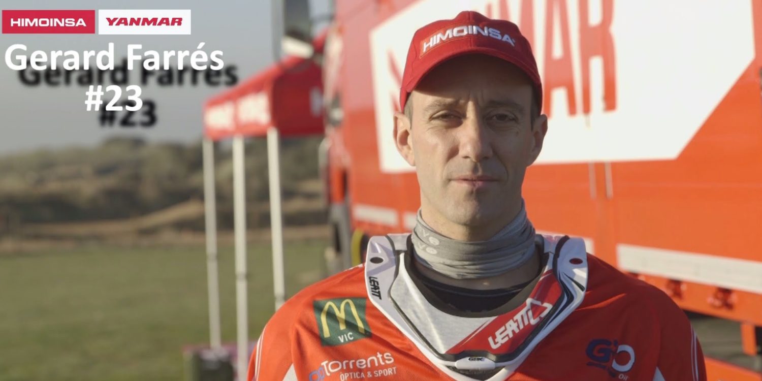 Entrevista. Gerard Farrés aspira al top 5: "Hay que tener objetivos ambiciosos"